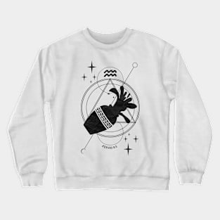 Zodiac, Aquarius, Astrology, Star sign, Stars Crewneck Sweatshirt